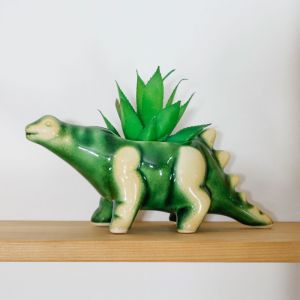 Cachepô Dinossauro Verde!