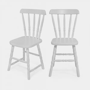 Conjunto 2 Cadeiras Brasileiras Branca!