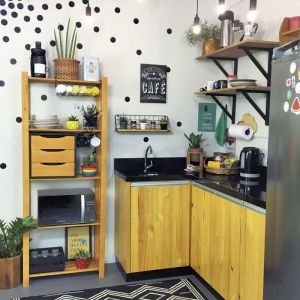 Estante Hipster Grandona Cozinha Kitchen Mel Aramados Pretos!