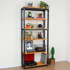 Estante Large Loft Mel e Preto!