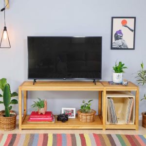 Rack de Tv Slim Loft Mascavo!